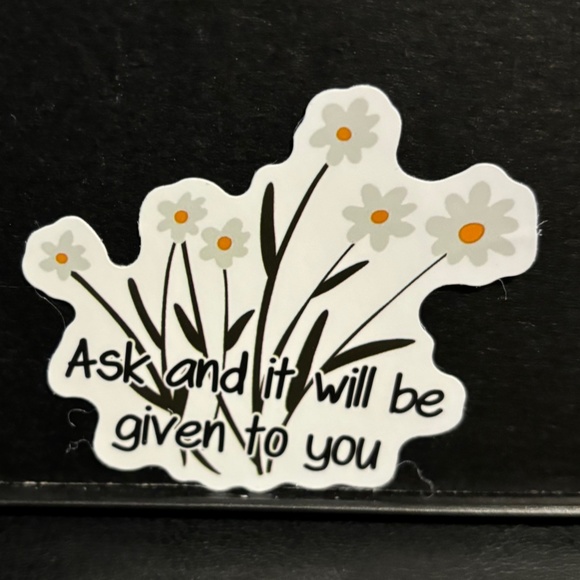 FAITH QUOTE STICKER - Picture 1 of 1